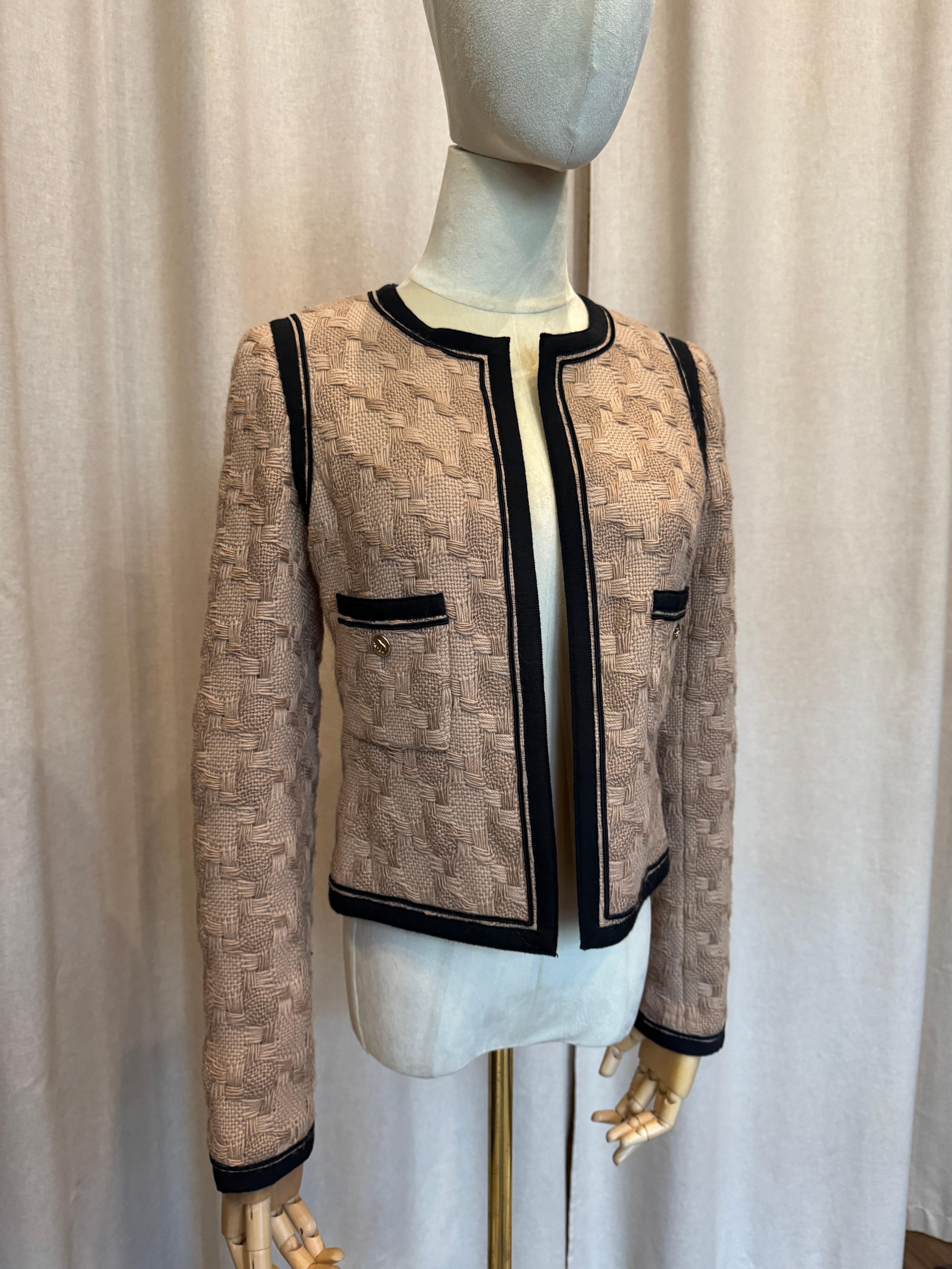 Marrone Giacca in lana Chanel, Collection'S 2008 in vendita