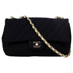 Chanel Wool Medium Classic Single Flap Bag