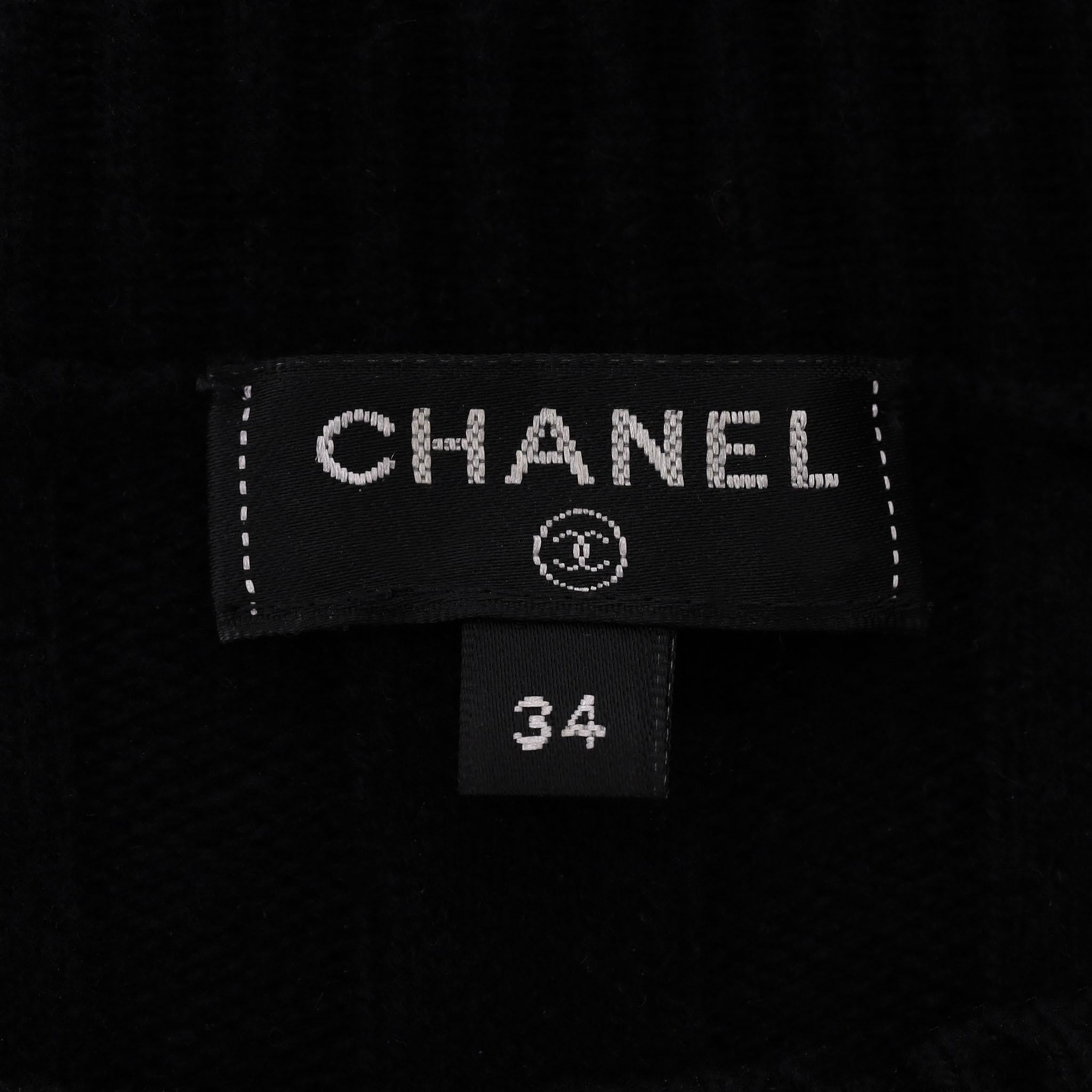 Chanel Wool Ribbed Plisse Dress For Sale 1