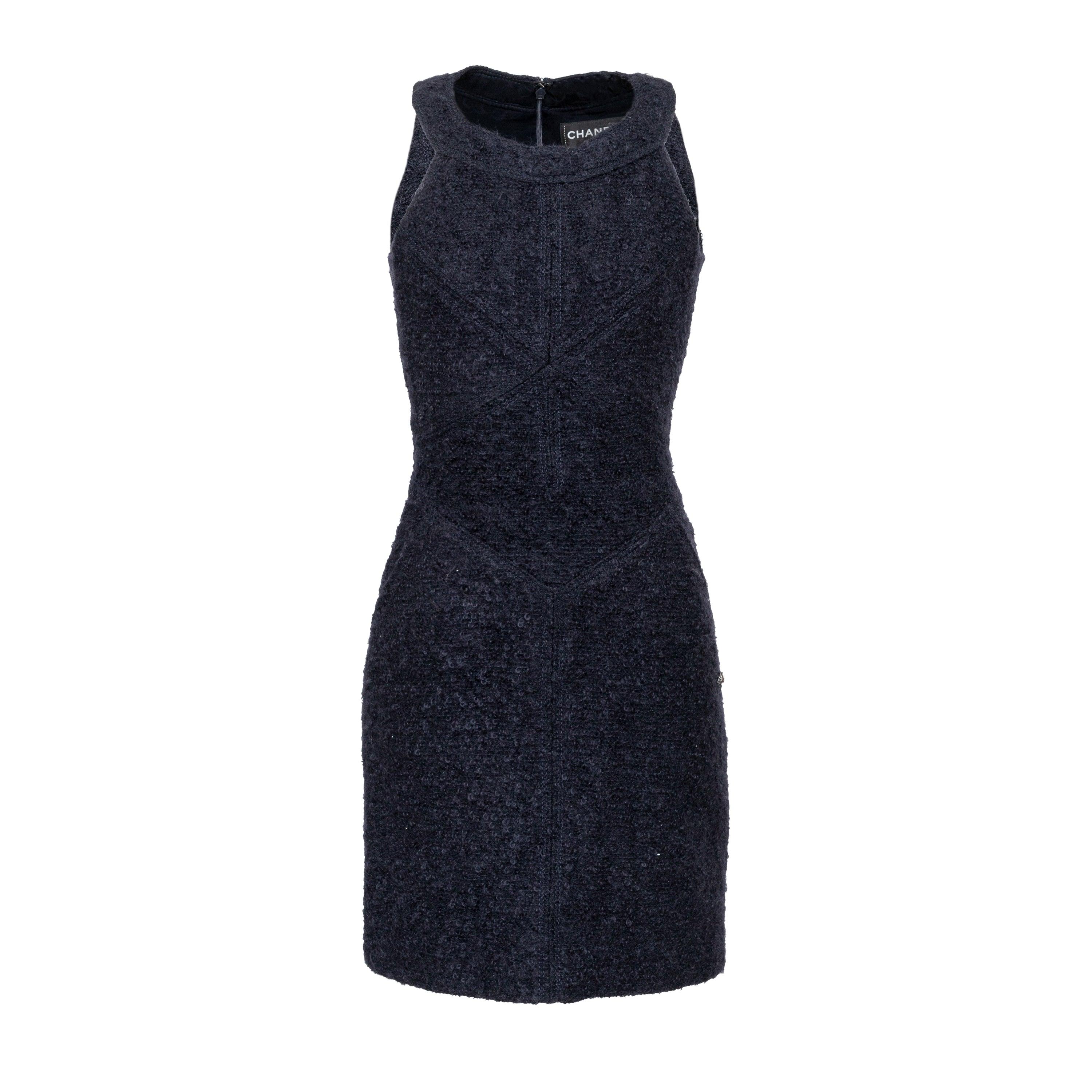 Chanel Wool Sheath Dress - '10s For Sale