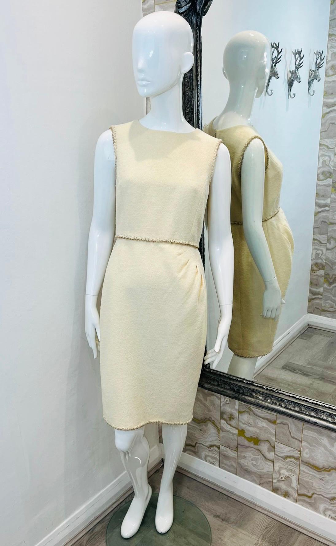 Chanel Wool & Silk Blend Tweed Dress & Jacket Set In Good Condition In London, GB