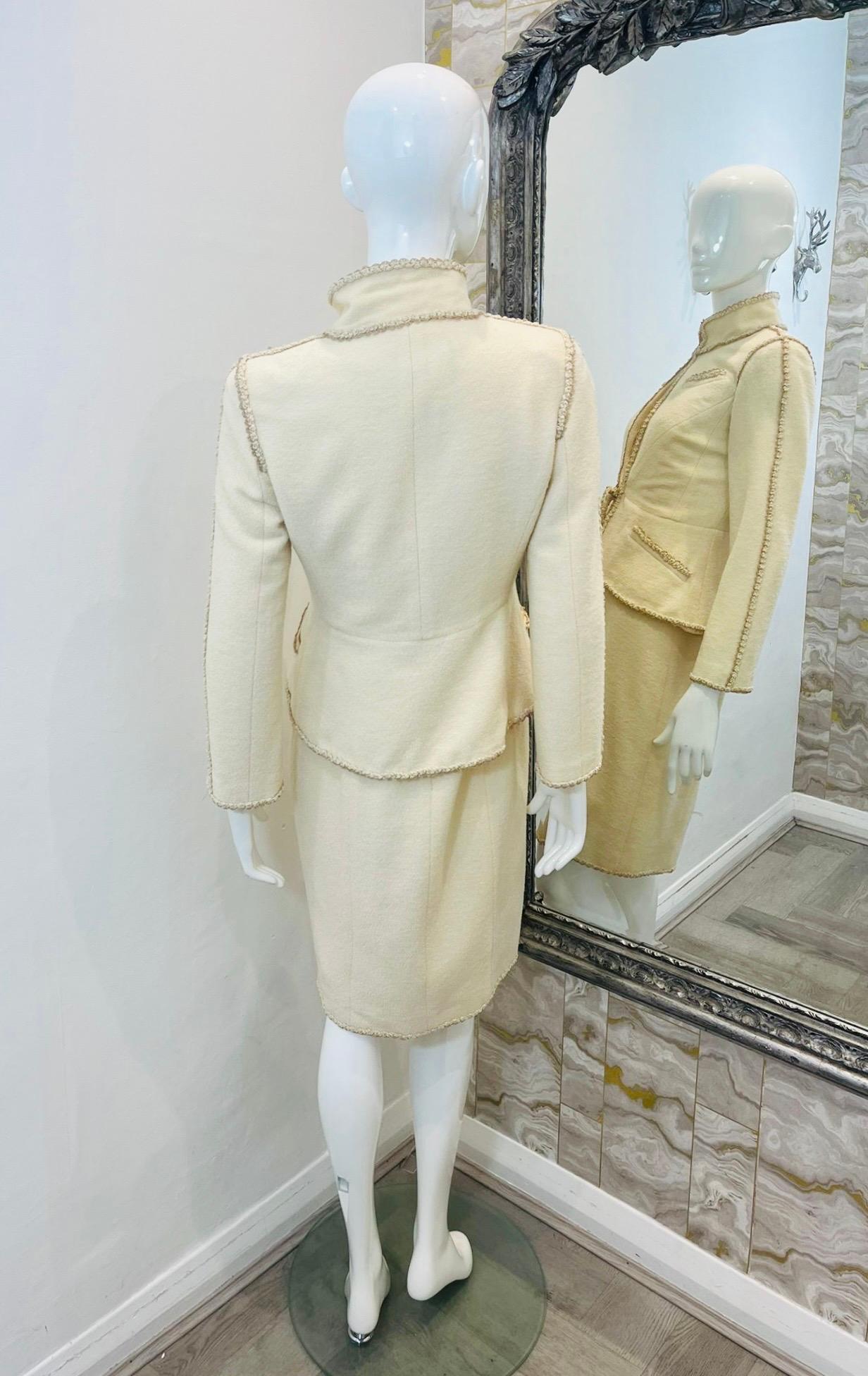 Chanel Wool & Silk Blend Tweed Dress & Jacket Set 1