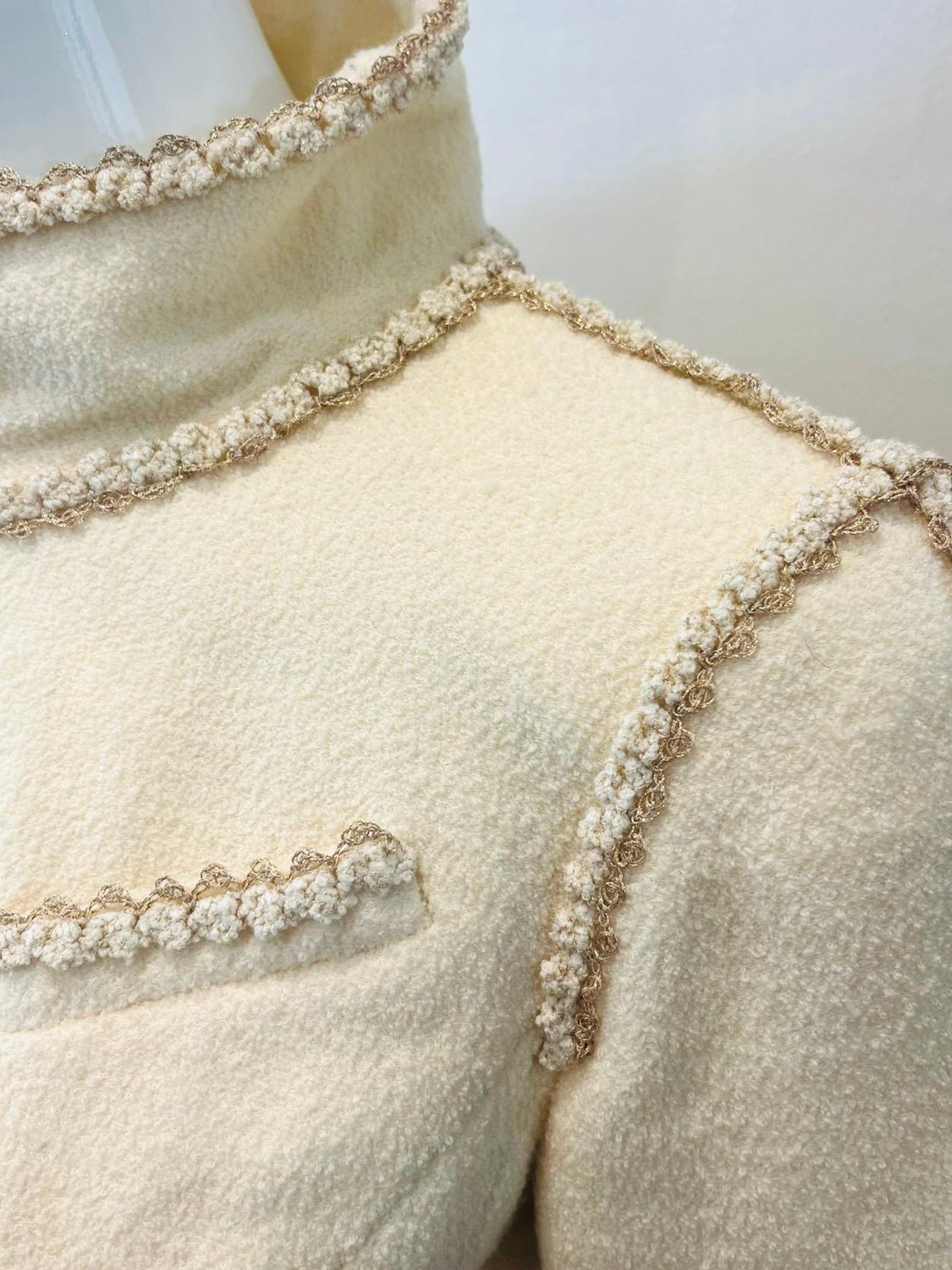 Chanel Wool & Silk Blend Tweed Dress & Jacket Set 2