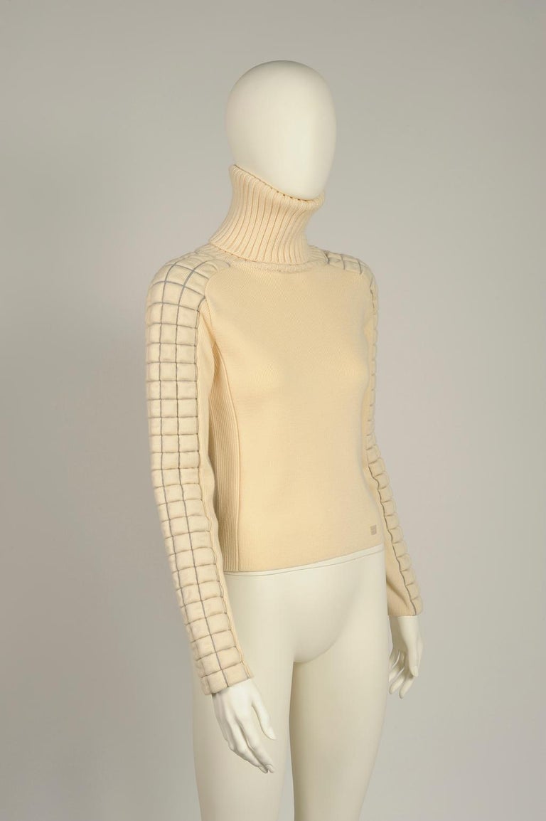 Chanel Wool Turtleneck Sweater, Fall-Winter 2000-2001 For Sale at 1stDibs | chanel  turtle neck, chanel turtleneck sweater, chanel turtleneck shirt