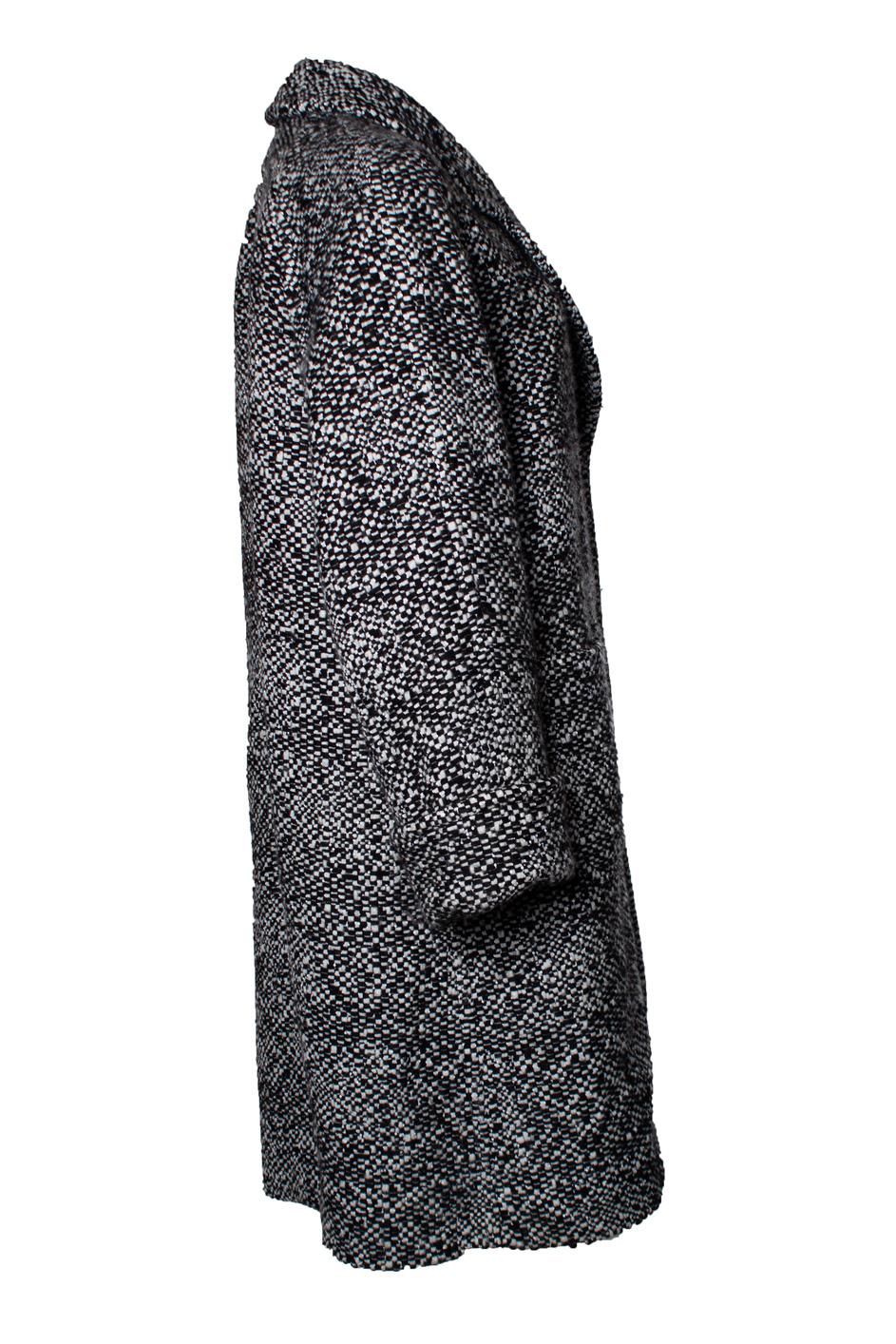 Women's Chanel, Wool tweed sequinned coat For Sale
