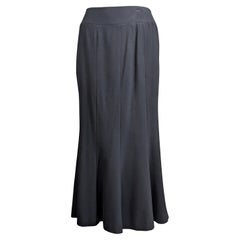 Chanel Wool Twill Trumpet Skirt