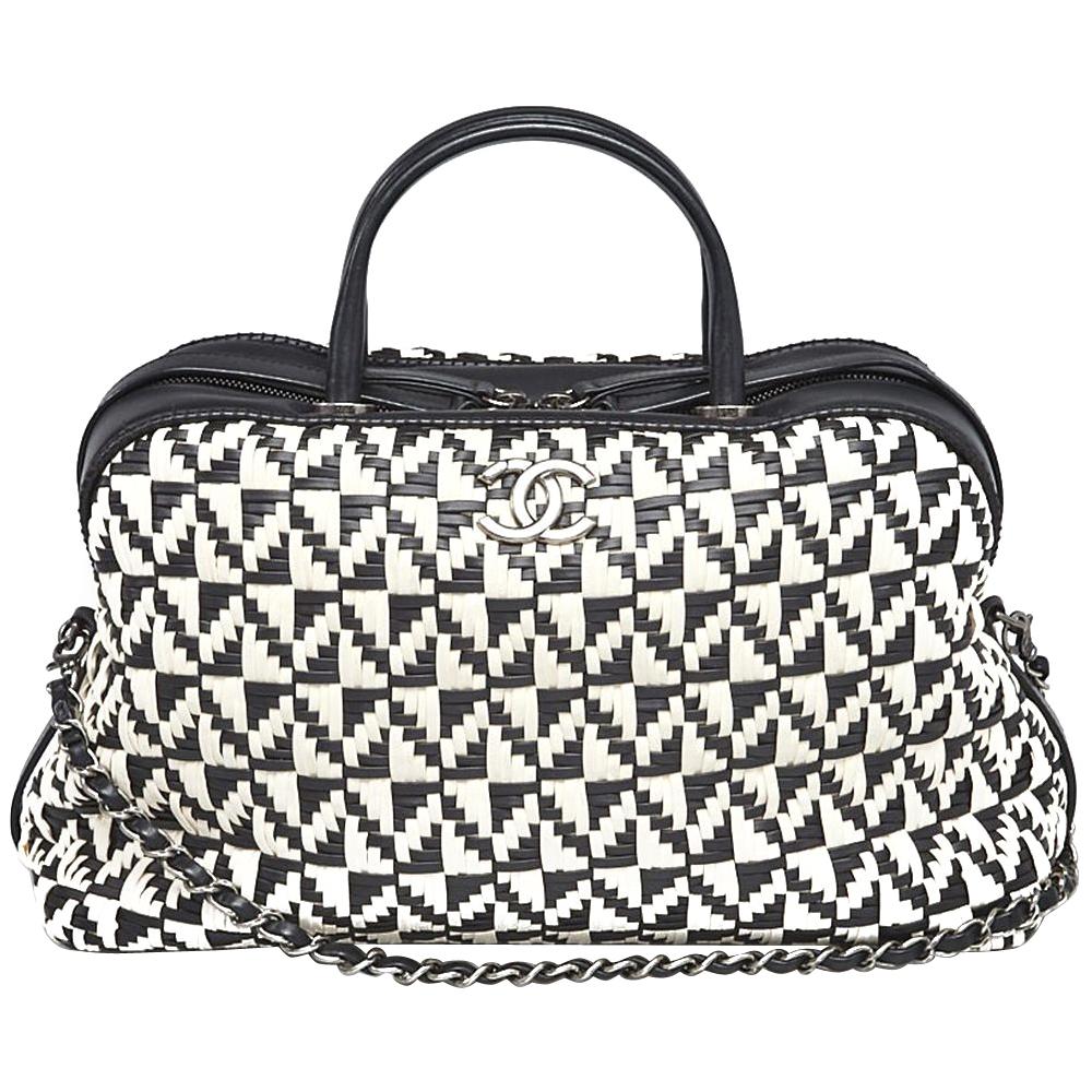 Chanel Woven Bowling Bag