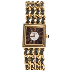 Chanel Woven Chain Mademoiselle 18K Watch