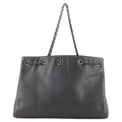 chanel woven chain bag Chanel Woven Chain Shopping Tote Caviar Medium