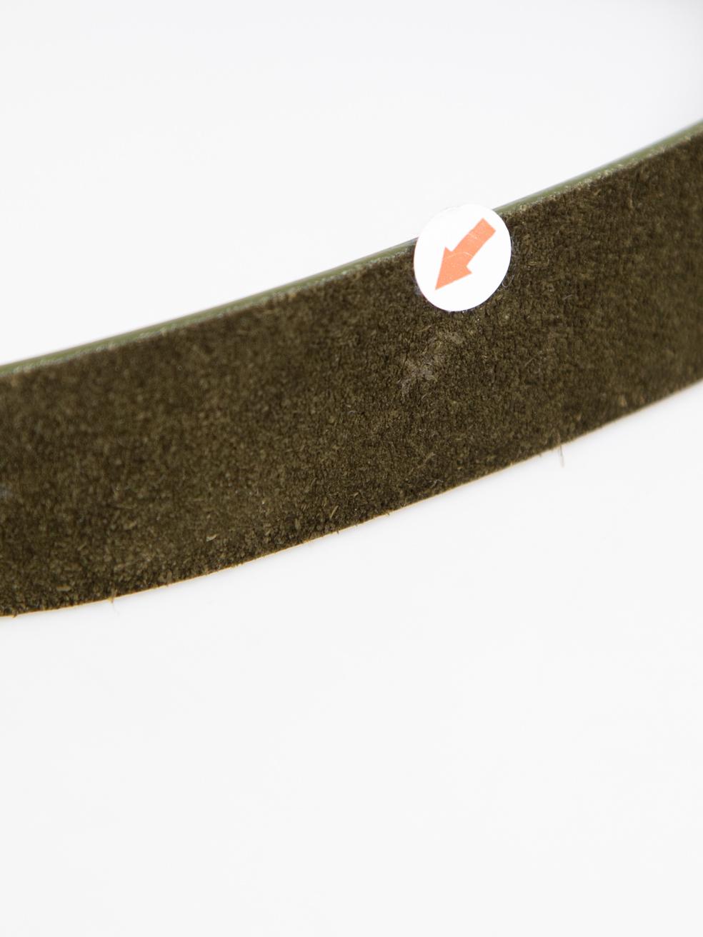 Chanel Woven Logo Buckle Suede Belt For Sale 1