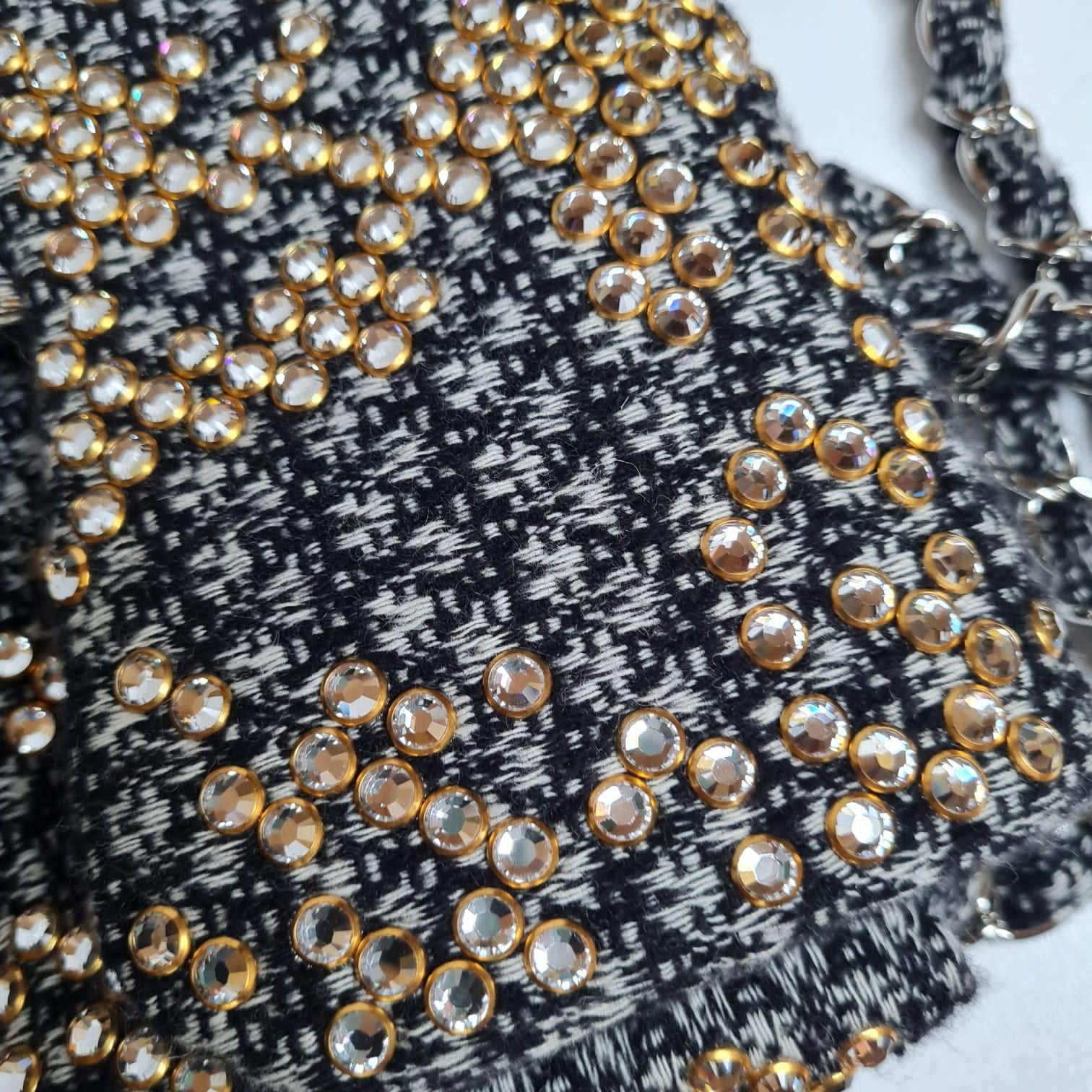 chanel woven bag