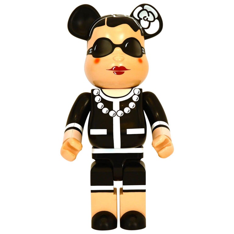 Chanel X Medicom Bearbrick 1000 Limited Edition Nr 6 Karl Lagerfeld For Sale At 1stdibs