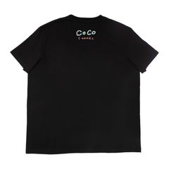 Chanel x Pharrell Schwarzes T-Shirt aus Baumwolle mit Verzierungen - '10er Jahre