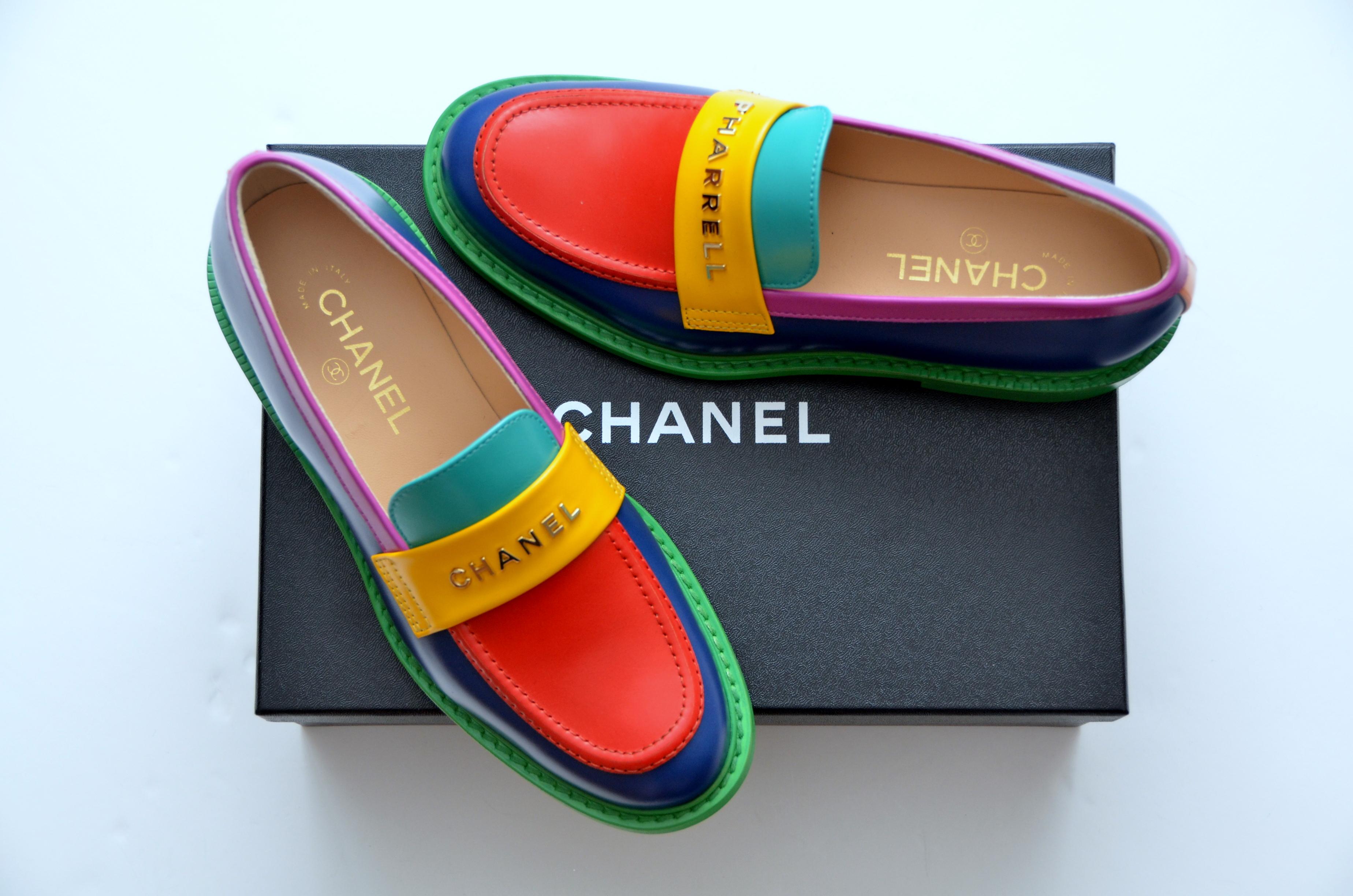 chanel pharrell loafers price