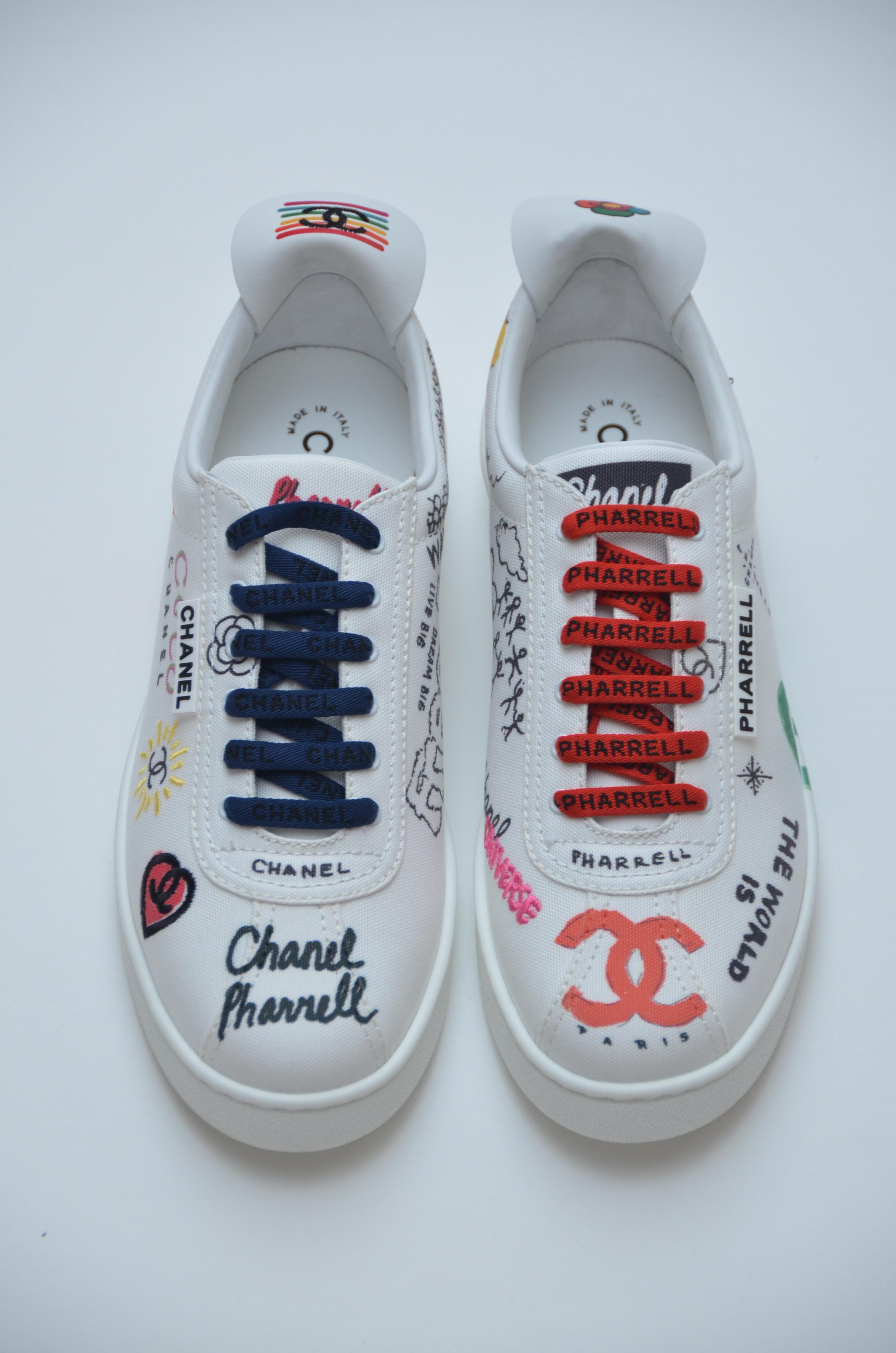Chanel Pharrell Sneakers - 2 For Sale on 1stDibs