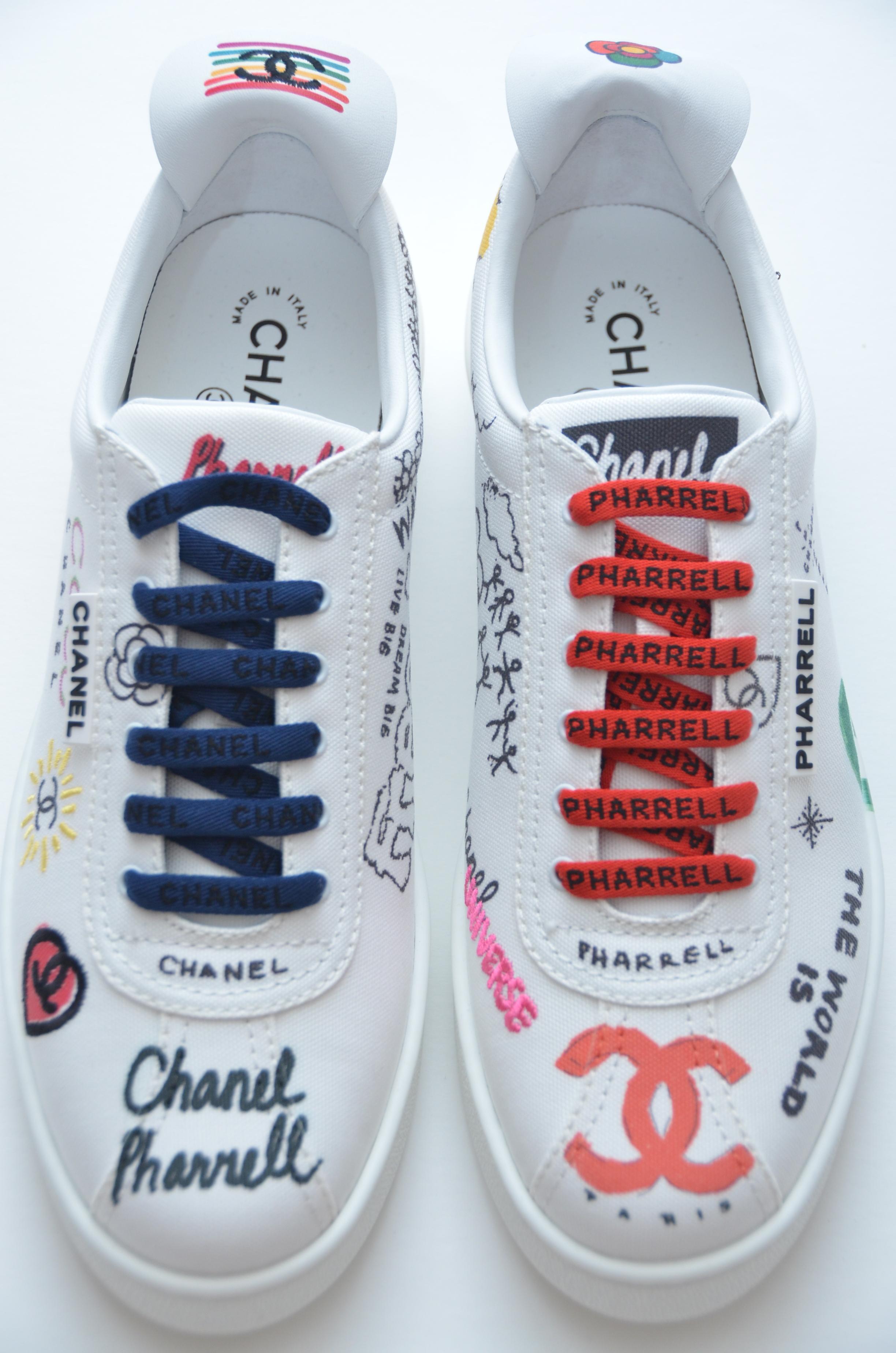 chanel pharrell sneakers for sale