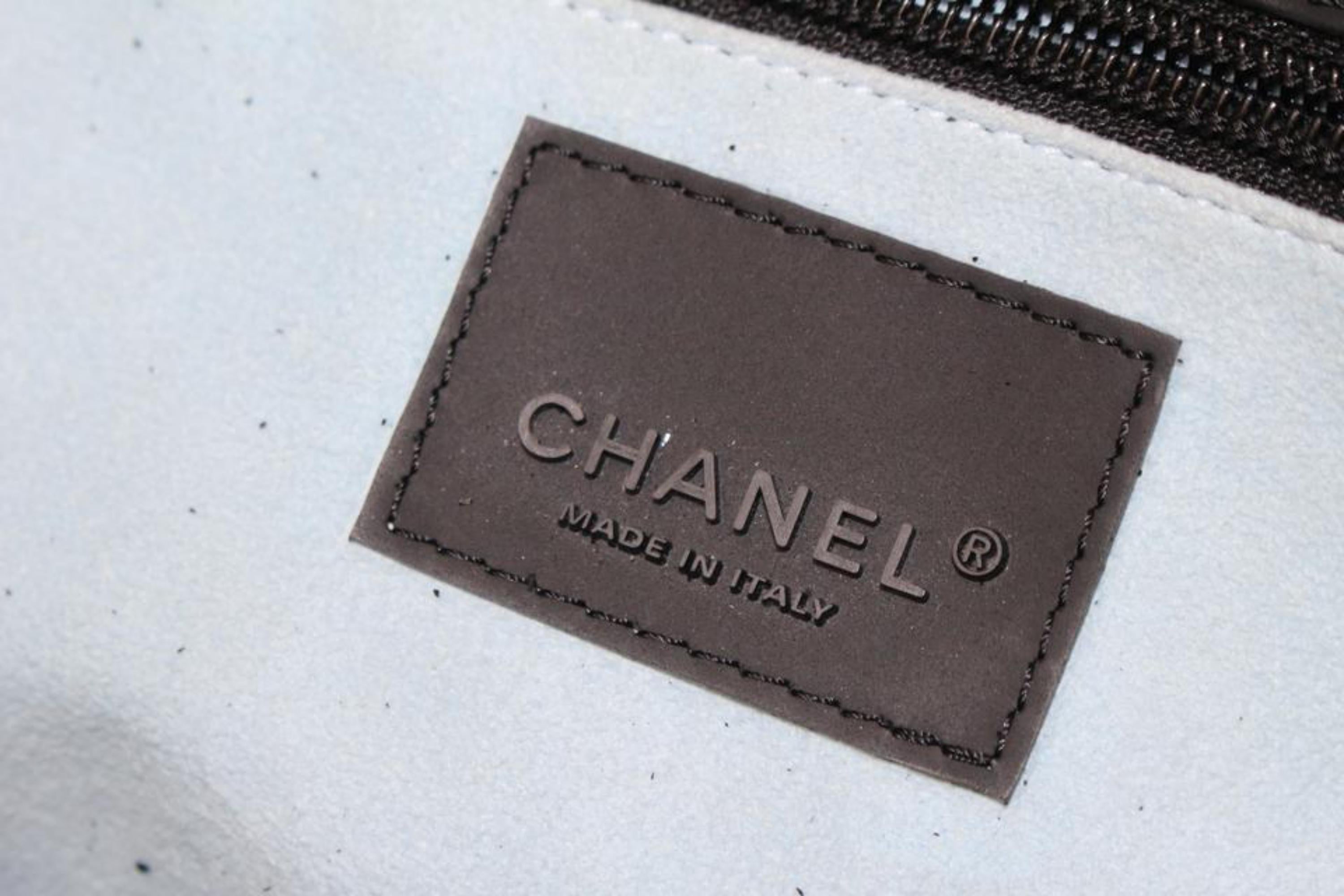 Chanel XL Black Sports Logo CC Messenger Crossbody Bag 71ck315s For Sale 1