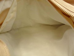 Chanel Xl Cc Bicolor Diaper 222154 Beige X Light Blue Nylon Messenger Bag