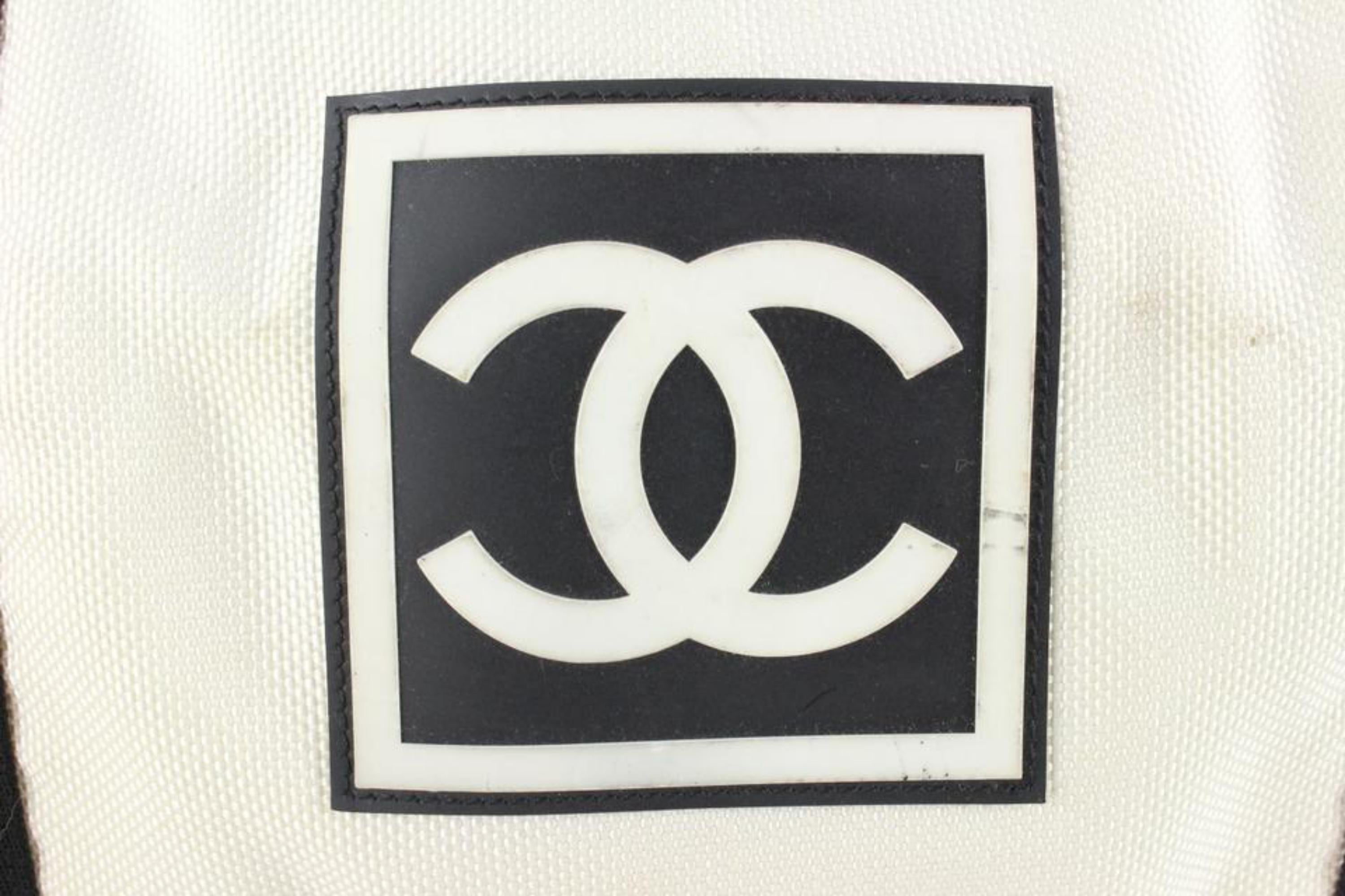 Chanel XL Mesh CC Logo Duffle Bag Boston Travel Gym 39ck824s For Sale 3