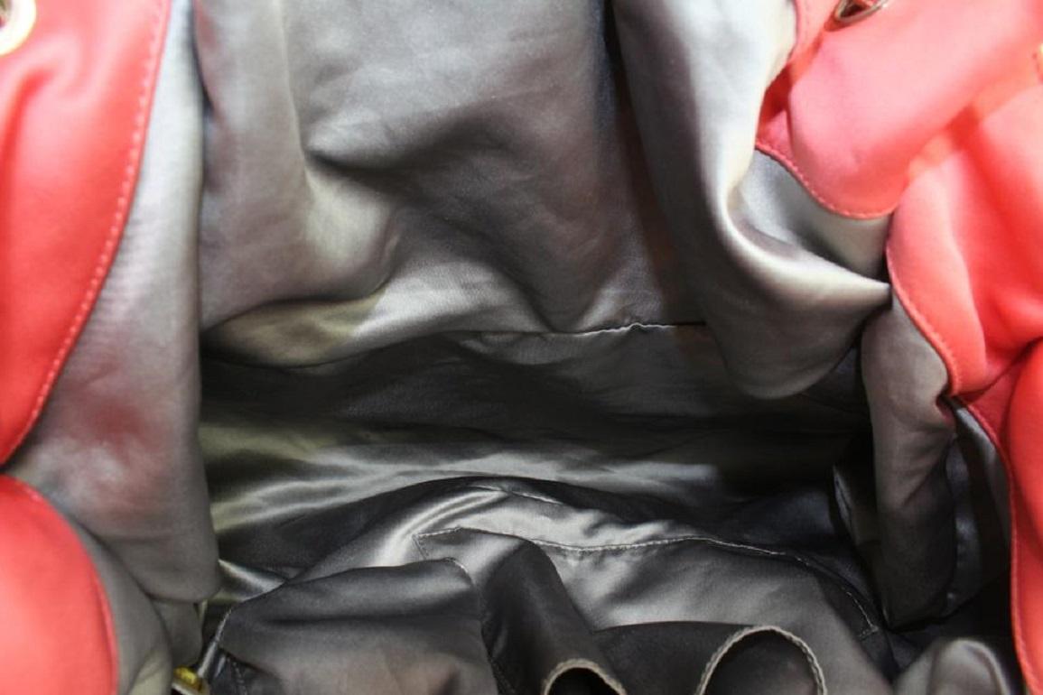 Women's Chanel XL Pink Quilted Satin Hobo Chain Bag 1025c19