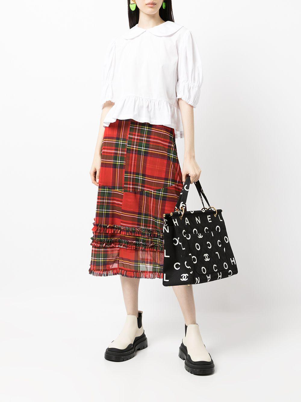 Chanel XL Shopper Tote Letras Logotipo Intemporal Negro en venta