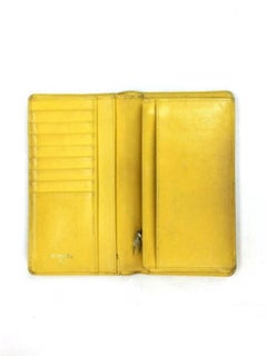 Chanel Yellow Bifold Long 226701 Wallet