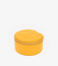Chanel Yellow Caviar Leather Timeless Jewellery Case