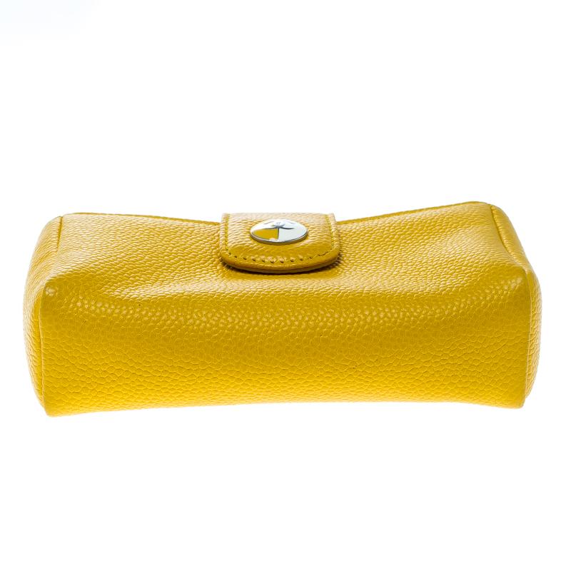 Women's Chanel Yellow Leather IPhone 5 Case