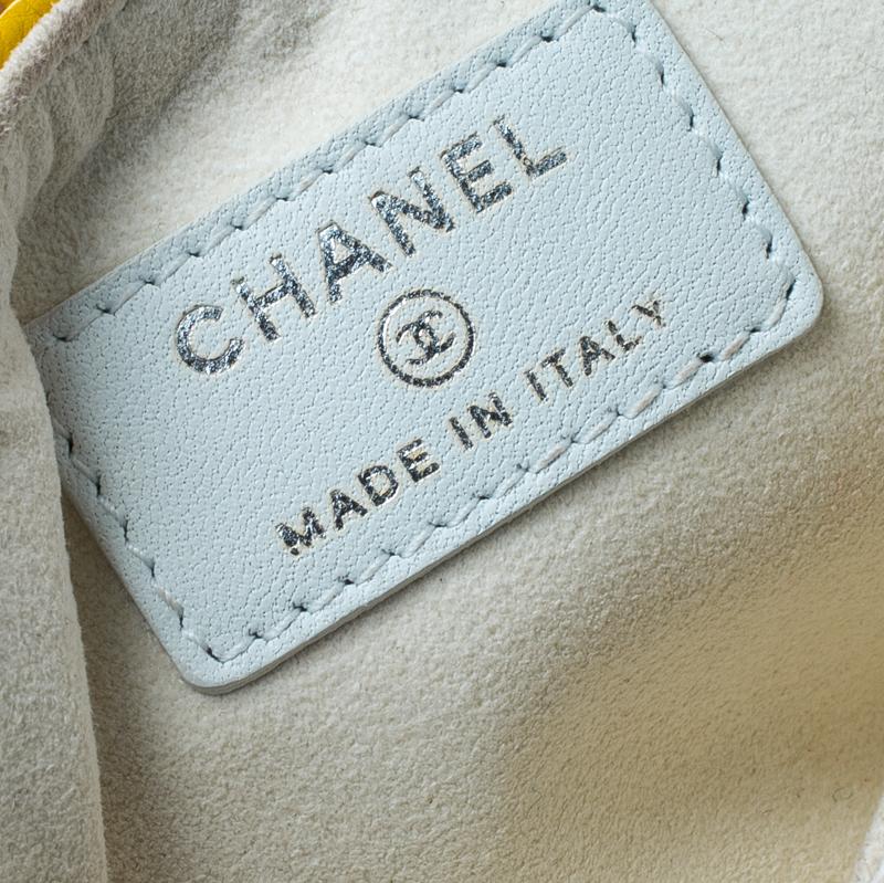 Chanel Yellow Leather IPhone 5 Case 1