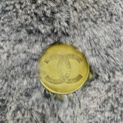 Chanel Yellow Orylag Fur Shoulder Bag