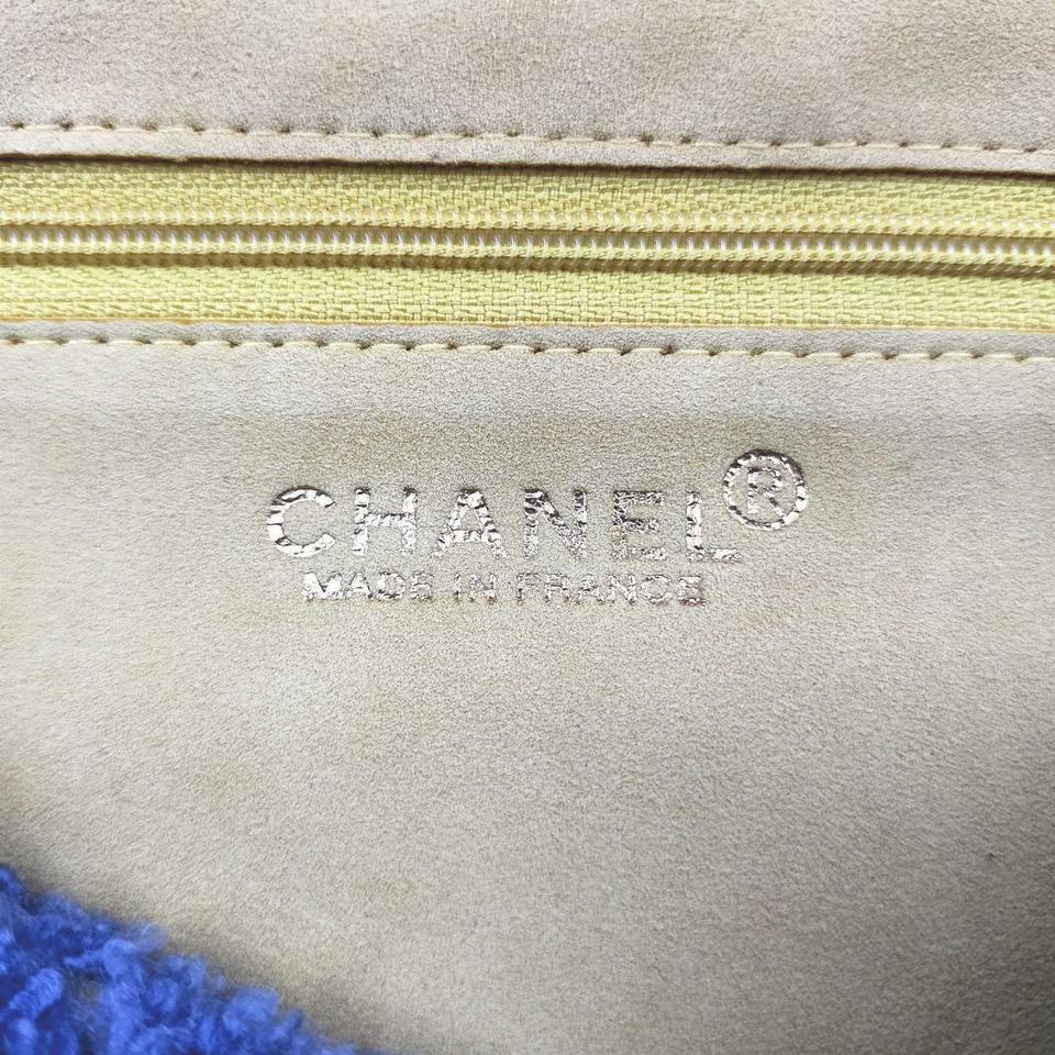 shearling pouch bag