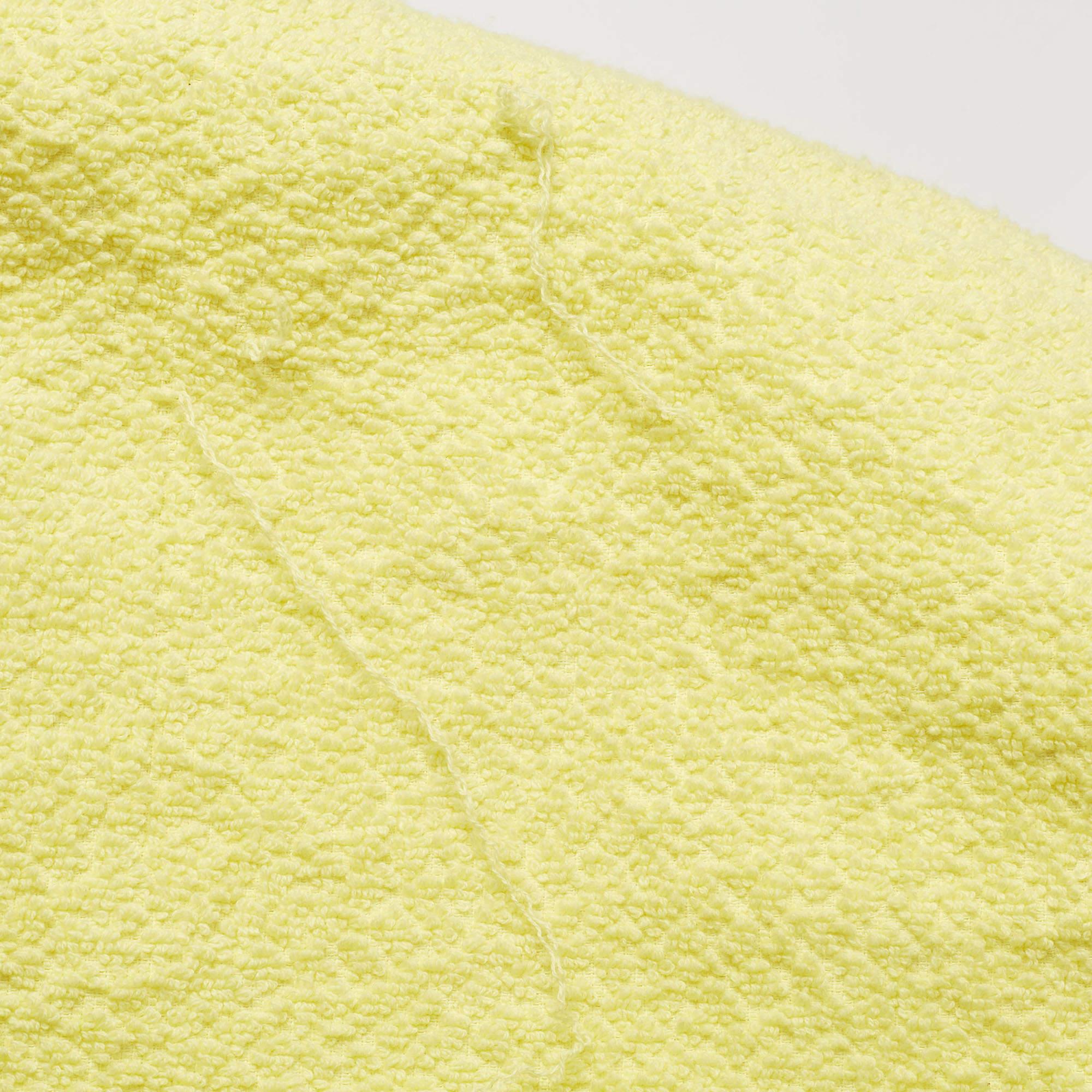 Chanel Yellow Terry Cloth CC Beach Tote w/Towel Set 1