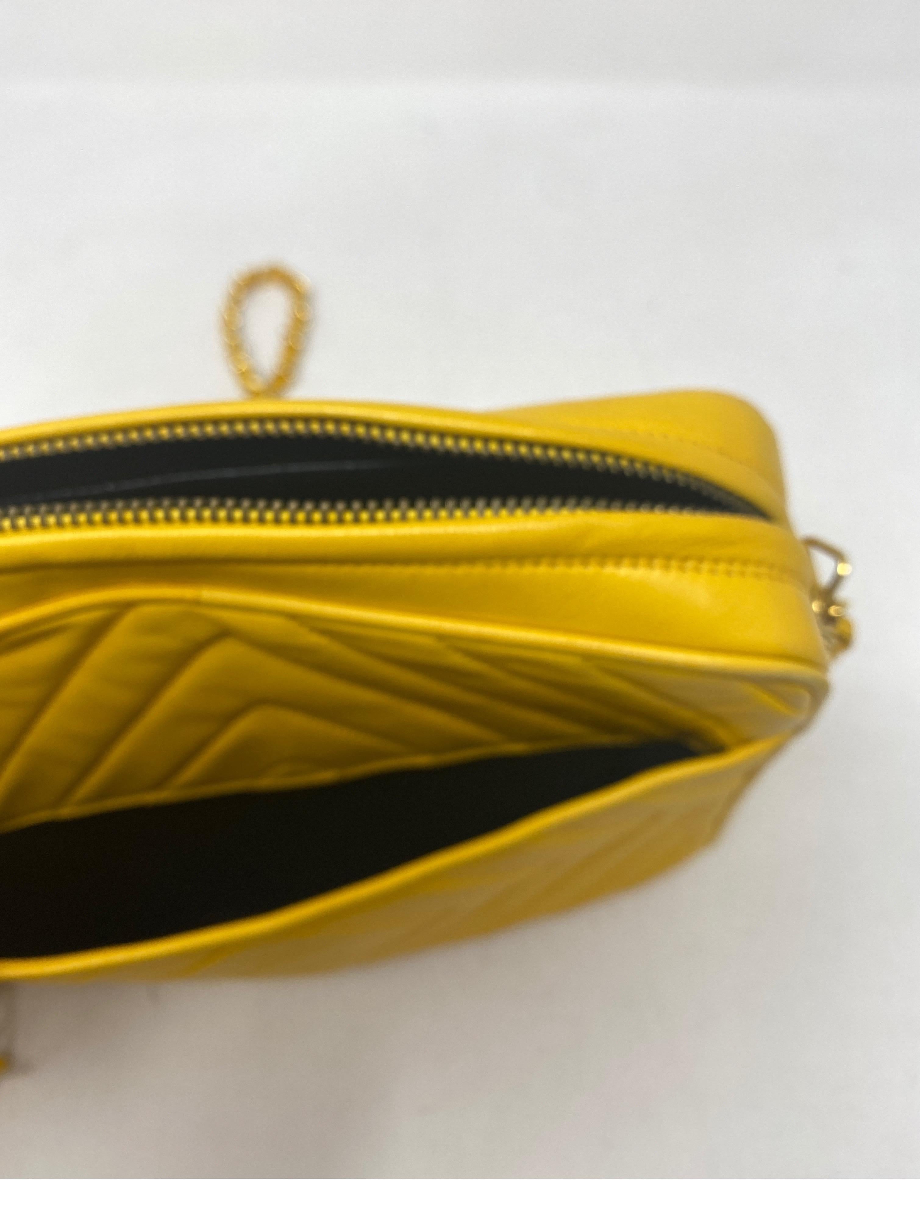 Chanel Yellow Vintage Tassel Bag  10