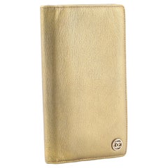 Chanel Yen Wallet Leather Long Green