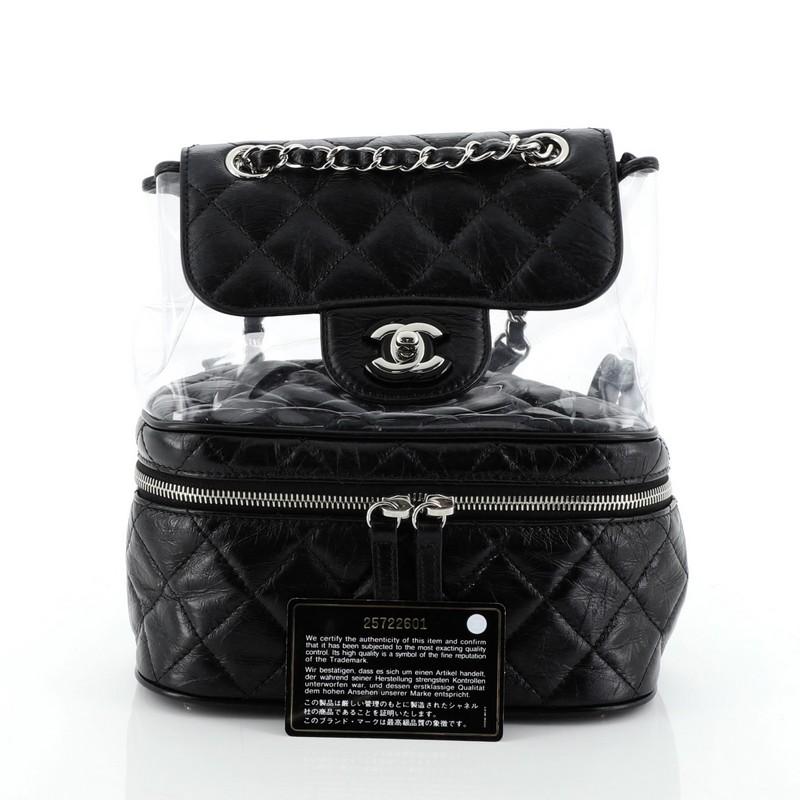 Chanel pvc backpack on sale
