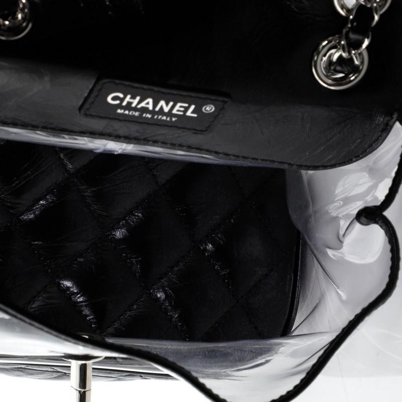 Chanel Zip Around Flap Backpack Quilted Crumpled Calfskin And PVC Small 1