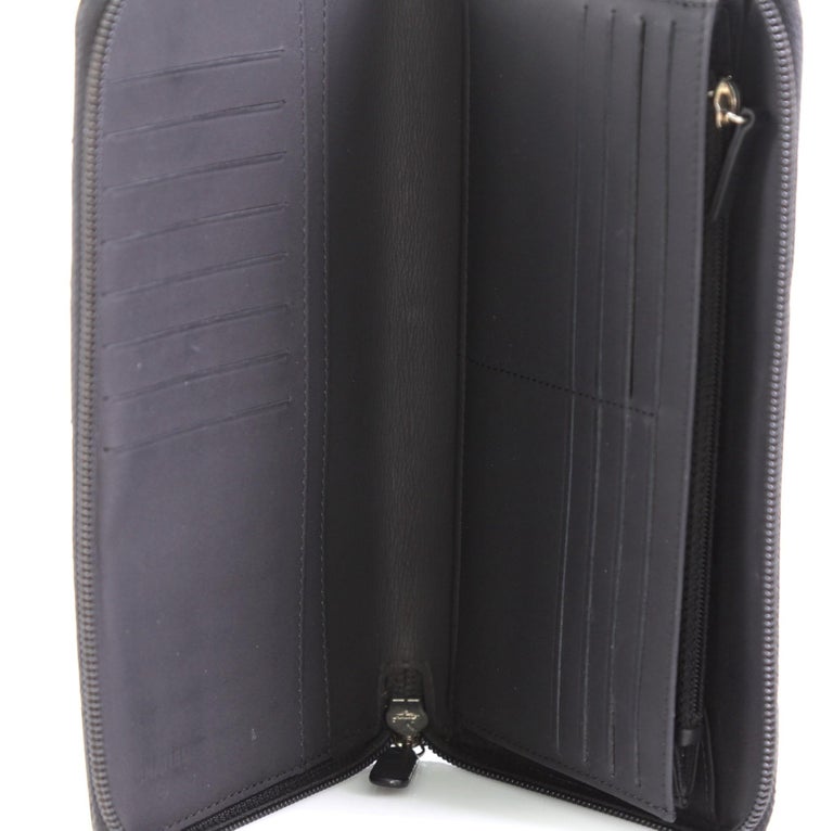 Chanel Zip Around Organizer Wallet Quilted Lambskin Large at 1stDibs