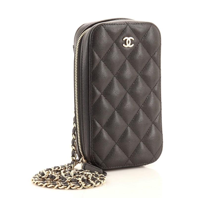 phone case with chain chanel