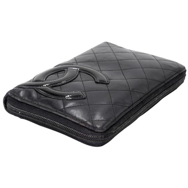 Chanel Zippy Cambon Pochette Ligne Borsa Portafoglio CC-0407N-0115 In condizioni buone in vendita a Downey, CA