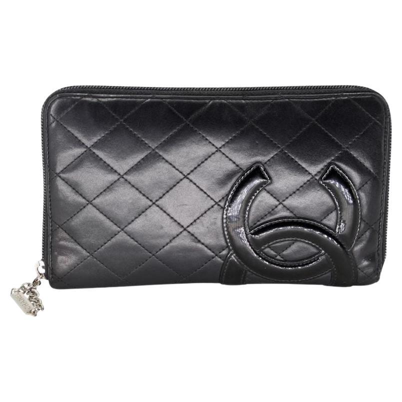Chanel Zippy Cambon Clutch Ligne Bag Wallet Cc-0407n-0115