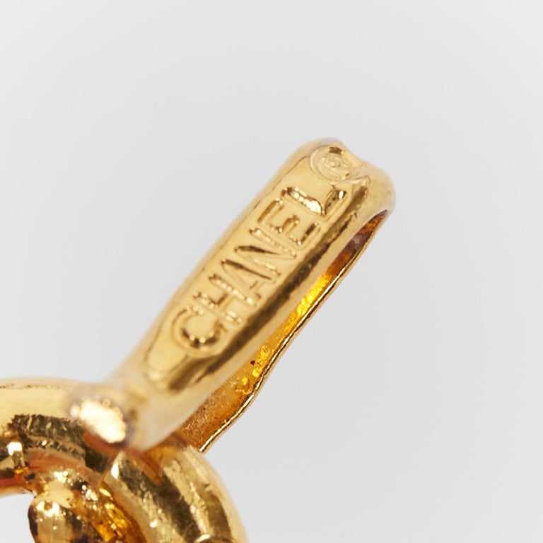 CHANEL1994 Vintage gold plated CC ID plate 31 Rue Cambon  display picture 1