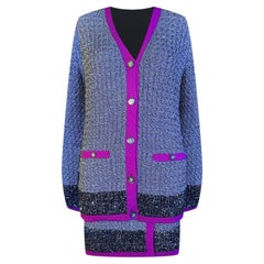 CHANEL 10.000 $ 2021 Neues Ensemble mit Paillettenverzierung 34 FR