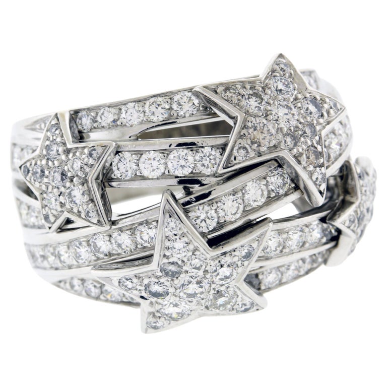 COMETE SILVER RING DIAMOND