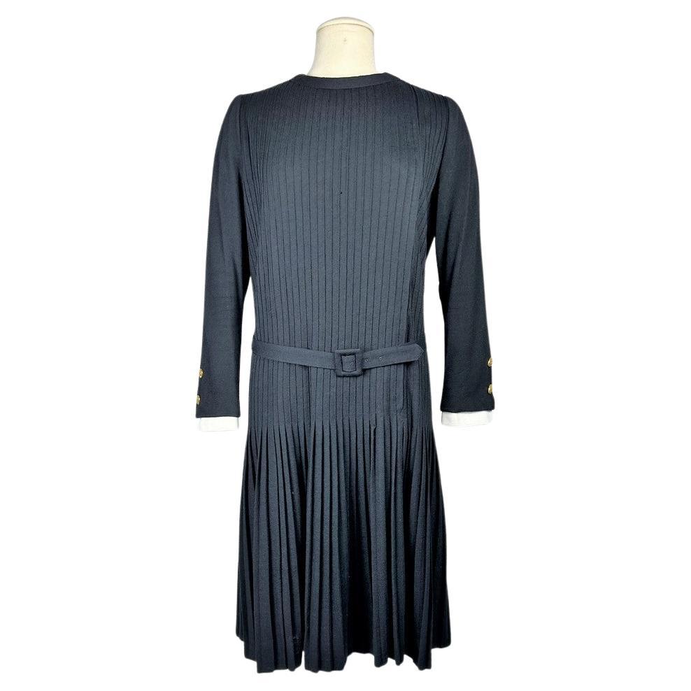 Chanel
s Ford, Gabrielle Chanel
s “little black dress” in black wool jersey - Pa