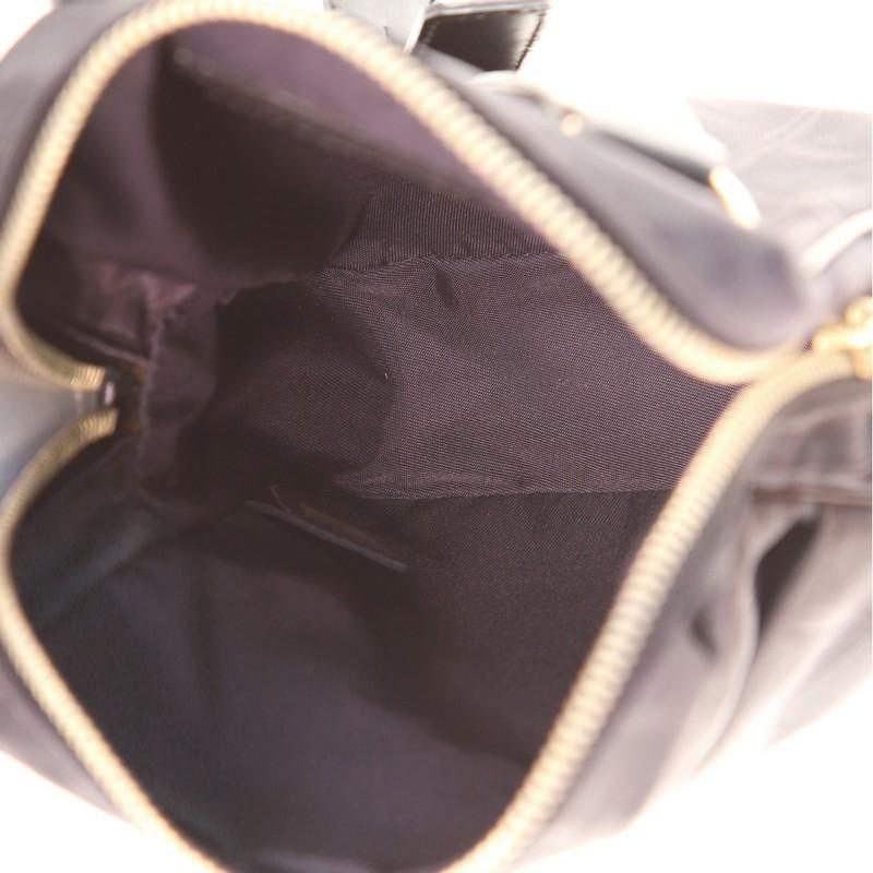 ChanelTravel Line Crossbody Bag Nylon Mini In Good Condition In NY, NY
