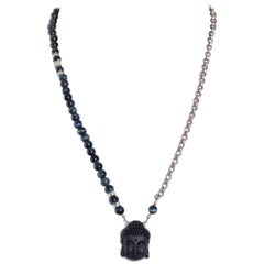 Black Onyx Buddha Change Necklace 
