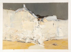 Changmin Yu Paisaje acuático Óleo original sobre lienzo "Lago Luqu"