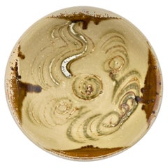 Changsha bowl with cloud or wind patterns, Tang Dynasty