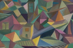 Chanjun Zheng Contemporary Original Oil Painting "Hometown"