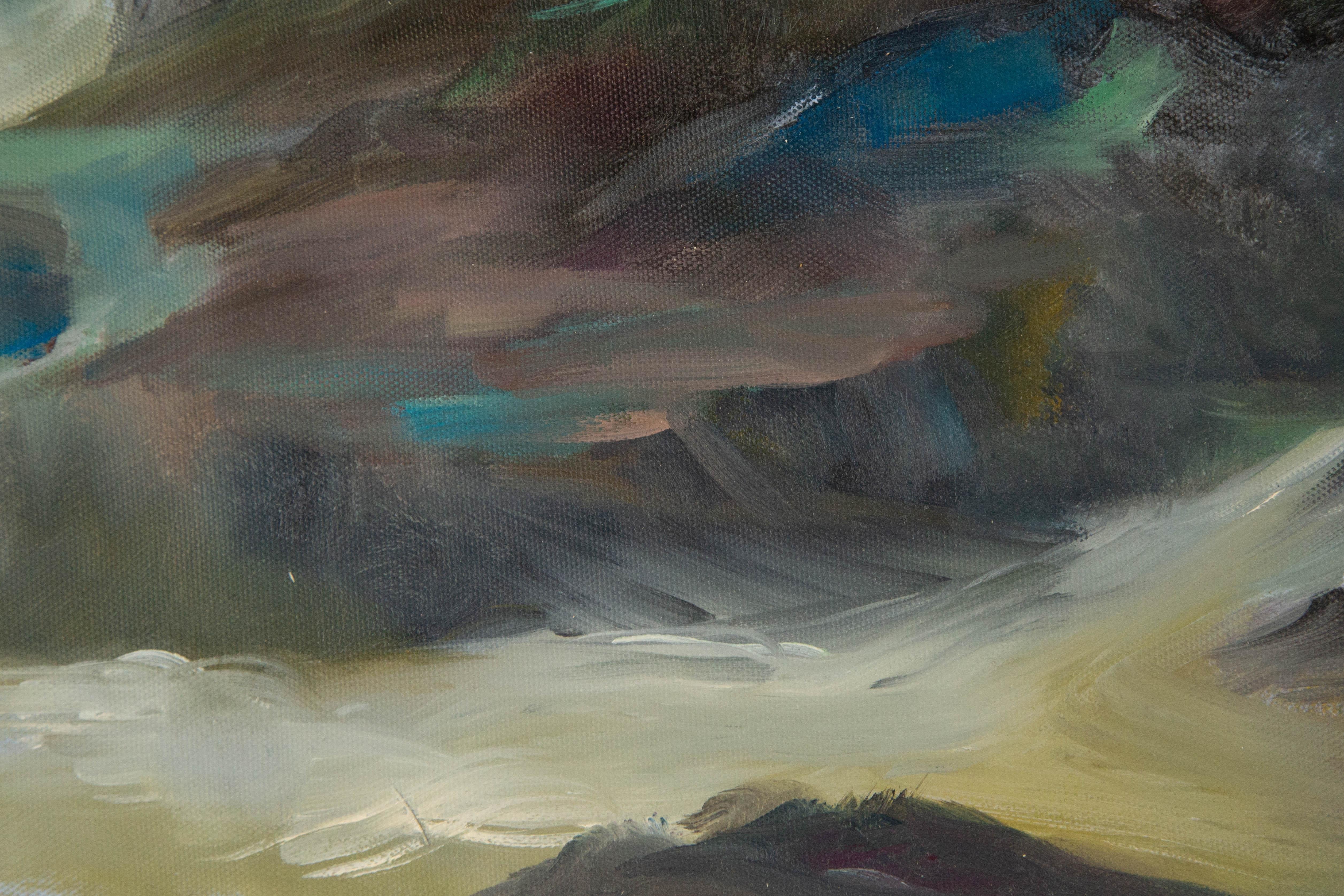 Chanjun Zheng Landschaft Original Öl auf Leinwand 